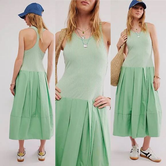 Free People Dresses & Skirts - Free People Midi Dress‎ Drop of Venus Meadow